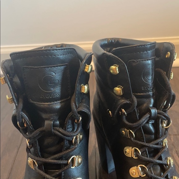 G by Guess combat boot heels - Picture 7 of 8